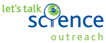 "Let's Talk Science Outreach" logo in green and blue